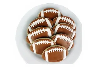 Football Cookie Favors - 12 pcs