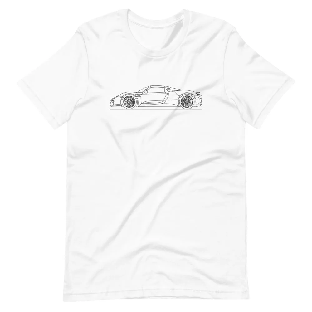 Porsche 918 Spyder silhouette T-shirt