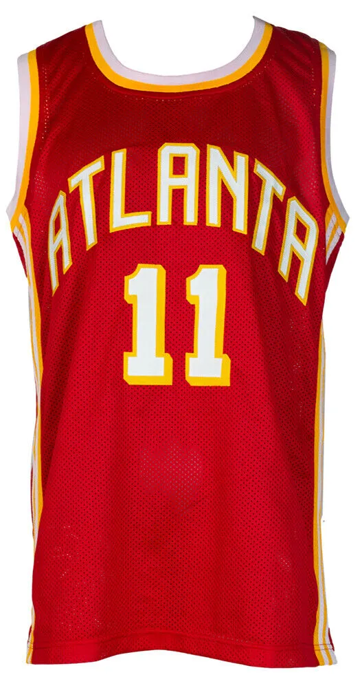 Trae Young Atlanta Signed Custom Red Basketball Jersey JSA